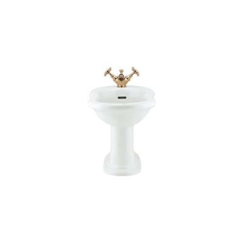 Gentry Home Victorian Bidet stojący z otworem na baterię Biały 2015