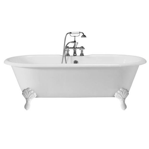 Gentry Home Violet Wanna wolnostojąca 170x78 z nogami biały 9153.103+9171