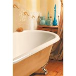 Gentry Home Violet Wanna wolnostojąca 170x78 z nogami biały 9153.103+9171