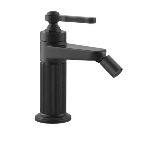 Gessi Venti20 Bateria bidetowa jednootworowa z korkiem matte black 65007.299