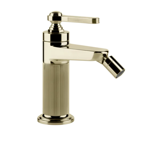 Gessi Venti20 Bateria bidetowa jednootworowa z korkiem brass pvd 65007.710