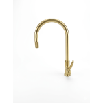   Gessi Venti20 Bateria kuchenna obrotowa z wyciąganą wylewką brass brushed pvd 60622.727 W MAGAZYNIE!!