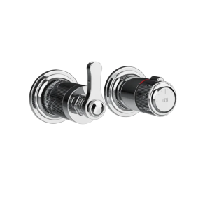 Gessi Venti20 Bateria prysznicowa termostatyczna z jednym wyjściem element zewnętrzny chrom 65038.031