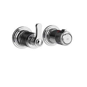 Gessi Venti20 Bateria prysznicowa termostatyczna z dwoma wyjściami element zewnętrzny chrom 65235.031
