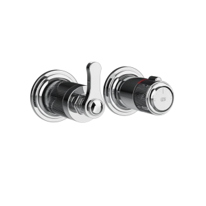 Gessi Venti20 Bateria prysznicowa termostatyczna z trzema wyjściami element zewnętrzny chrom 65237.031