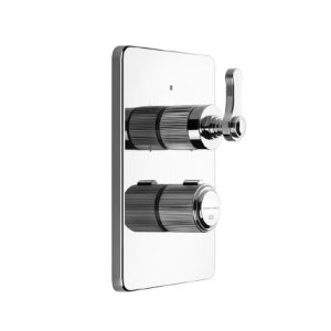 Gessi Venti20 Bateria termostatyczna 3-drożna element zewnętrzny chrom 65137.031