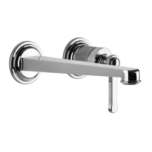 Gessi Venti20 Bateria umywalkowa ścienna z wylewką 21,5 cm element zewnętrzny chrom 65089.031