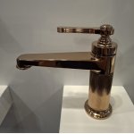 Gessi Venti20 Bateria umywalkowa bez korka warm bronze pvd 65002.735