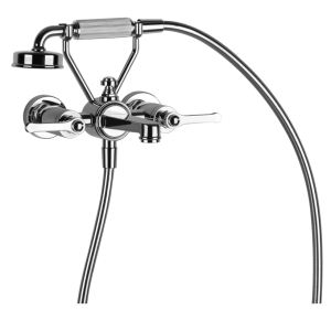 Gessi Venti20 Bateria wannowa ścienna z przełącznikiem wanna/prysznic chrom 65113.031