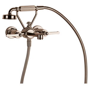 Gessi Venti20 Bateria wannowa ścienna z przełącznikiem wanna/prysznic copper pvd 65113.030