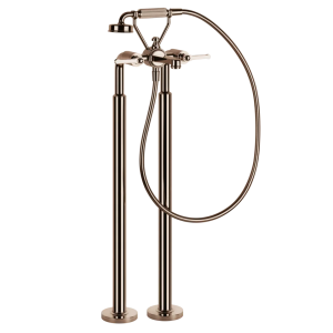 Gessi Venti20 Bateria wannowa wolnostojąca element zewnętrzny copper pvd 65128.030