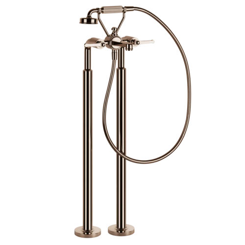 Gessi Venti20 Bateria wannowa wolnostojąca element zewnętrzny copper pvd 65128.030