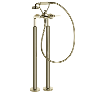 Gessi Venti20 Bateria wannowa wolnostojąca element zewnętrzny brass pvd 65128.710