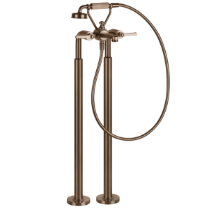Gessi Venti20 Bateria wannowa wolnostojąca element zewnętrzny copper brushed pvd 65128.708