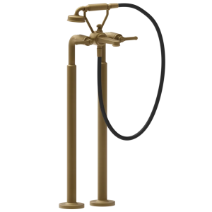 Gessi Venti20 Bateria wannowa wolnostojąca element zewnętrzny antique brushed 65128.713