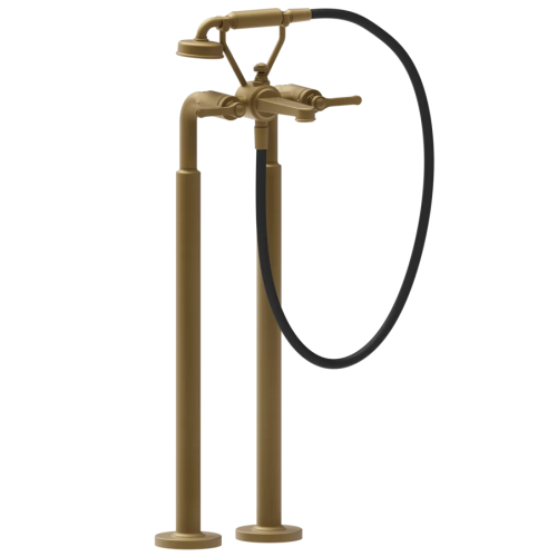 Gessi Venti20 Bateria wannowa wolnostojąca element zewnętrzny antique brushed 65128.713