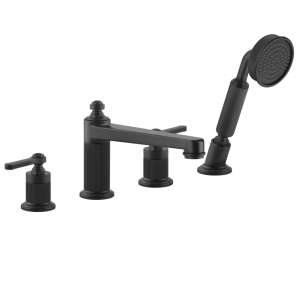 Gessi Venti20 Bateria wannowa 4-otworowa matte black 65045.299