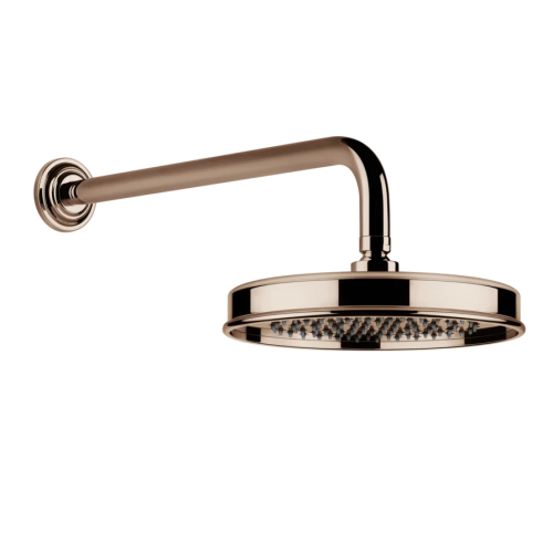 Gessi Venti20 Deszczownica Ø22,9 z ramieniem ściennym copper pvd 65148.030