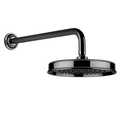 Gessi Venti20 Deszczownica Ø22,9 z ramieniem ściennym black metal pvd 65148.706