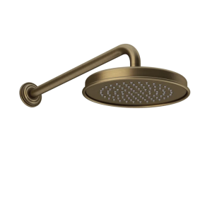 Gessi Venti20 Deszczownica Ø22,9 z ramieniem ściennym antique brass 65148.713