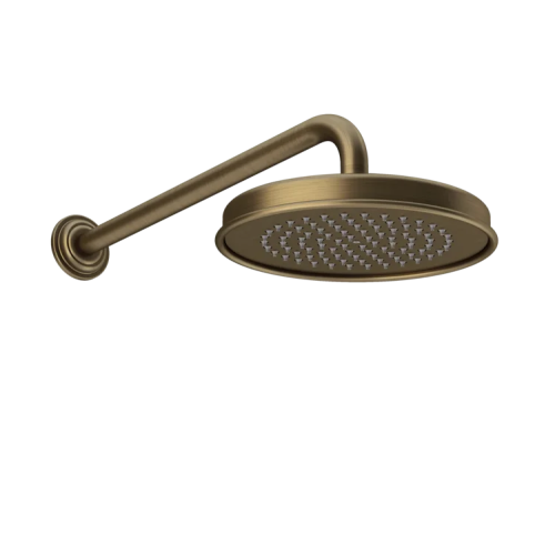 Gessi Venti20 Deszczownica Ø22,9 z ramieniem ściennym antique brass 65148.713