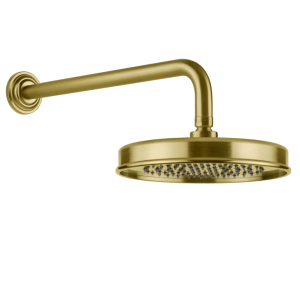 Gessi Venti20 Deszczownica Ø22,9 z ramieniem ściennym gold brushed pvd 65148.716