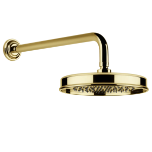 Gessi Venti20 Deszczownica Ø22,9 z ramieniem ściennym gold pvd 65148.246