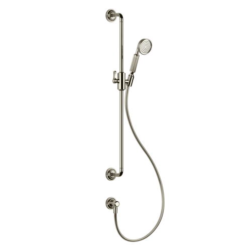 Gessi Venti20 Drążek prysznicowy ze słuchawką,wężem 150 cm i przyłączem wody nickel pvd 65142.720