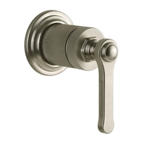 Gessi Venti20 Element sterujący baterii umywalkowej ścienny 1-kierunkowy część zewnętrzna finox brushed nickel 65109.149