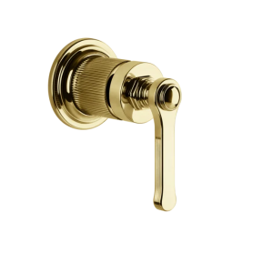 Gessi Venti20 Mieszacz ścienny z jednym wyjściem element zewnętrzny gold pvd 65131.246