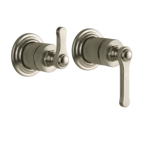 Gessi Venti20 Mieszacz ścienny 2-drożny element zewnętrzny finox brushed nickel 65038.149