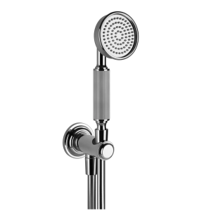 Gessi Venti20 Słuchawka prysznicowa z wężem i kolanem wypływu chrom 65123.031
