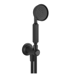 Gessi Venti20 Słuchawka prysznicowa z wężem i kolanem wypływu matte black 65123.299