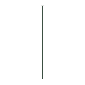 Gessi Venti20 Wylewka umywalkowa sufitowa matte agave 63399.276