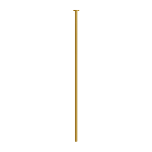 Gessi Venti20 Wylewka umywalkowa sufitowa glossy ocra 63399.277