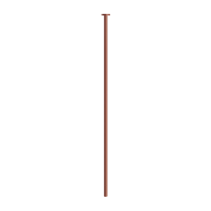 Gessi Venti20 Wylewka umywalkowa sufitowa glossy coral 63399.278
