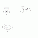 GSI Ceramica Classic Bidet stojący 54x37 biały połysk 8762111