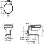 Ideal Standard Waverley Miska WC Stojąca 38x50 cm biała U471201