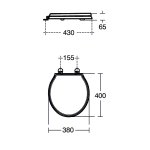 Ideal Standard Waverley Miska WC stojąca kompakt ze spłuczką i deską zwykłą biała WAVERLEY1 W MAGAZYNIE!!