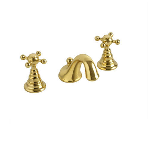 Kerasan Retro Bateria umywalkowa 3-otworowa gold 739191