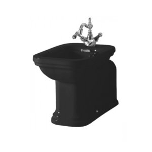   Kerasan Waldorf Bidet stojący PROLUNGATO 37x65 cm czarny 4120K4