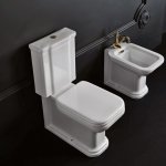 Kerasan Waldorf Miska WC do Kompaktu 37x68 cm Biały 411701