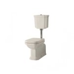 Kerasan Waldorf Spłuczka WC Dolnopłuk 40x14 cm Biały 418301