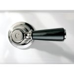 Lefroy Brooks Classic Bateria umywalkowa 3-otworowa z korkiem klik-klak Chrom BL1220CP