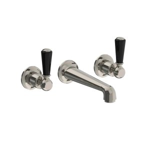 Lefroy Brooks Classic Bateria umywalkowa 3-otworowa podtynkowa Silver Nickel BL1212NK