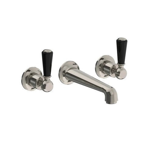 Lefroy Brooks Classic Bateria umywalkowa 3-otworowa podtynkowa Silver Nickel BL1212NK