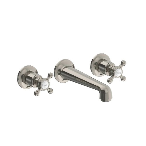 Lefroy Brooks Classic Bateria umywalkowa 3-otworowa podtynkowa Silver Nickel CH1212NK