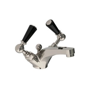 Lefroy Brooks Classic Bateria umywalkowa jednootworowa z korkiem automatycznym Silver Nickel BL1185NK