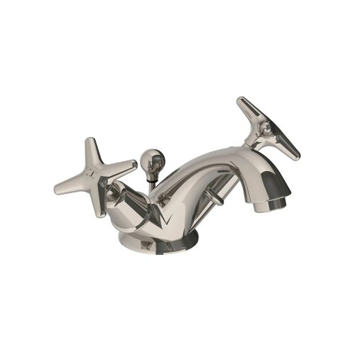 Lefroy Brooks Classic Bateria umywalkowa jednootworowa z korkiem automatycznym Silver Nickel LS1189NK