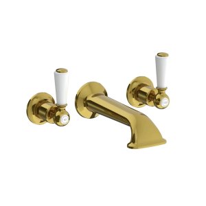 Lefroy Brooks Classic Bateria wannowa podtynkowa Polished Brass WL1152PB